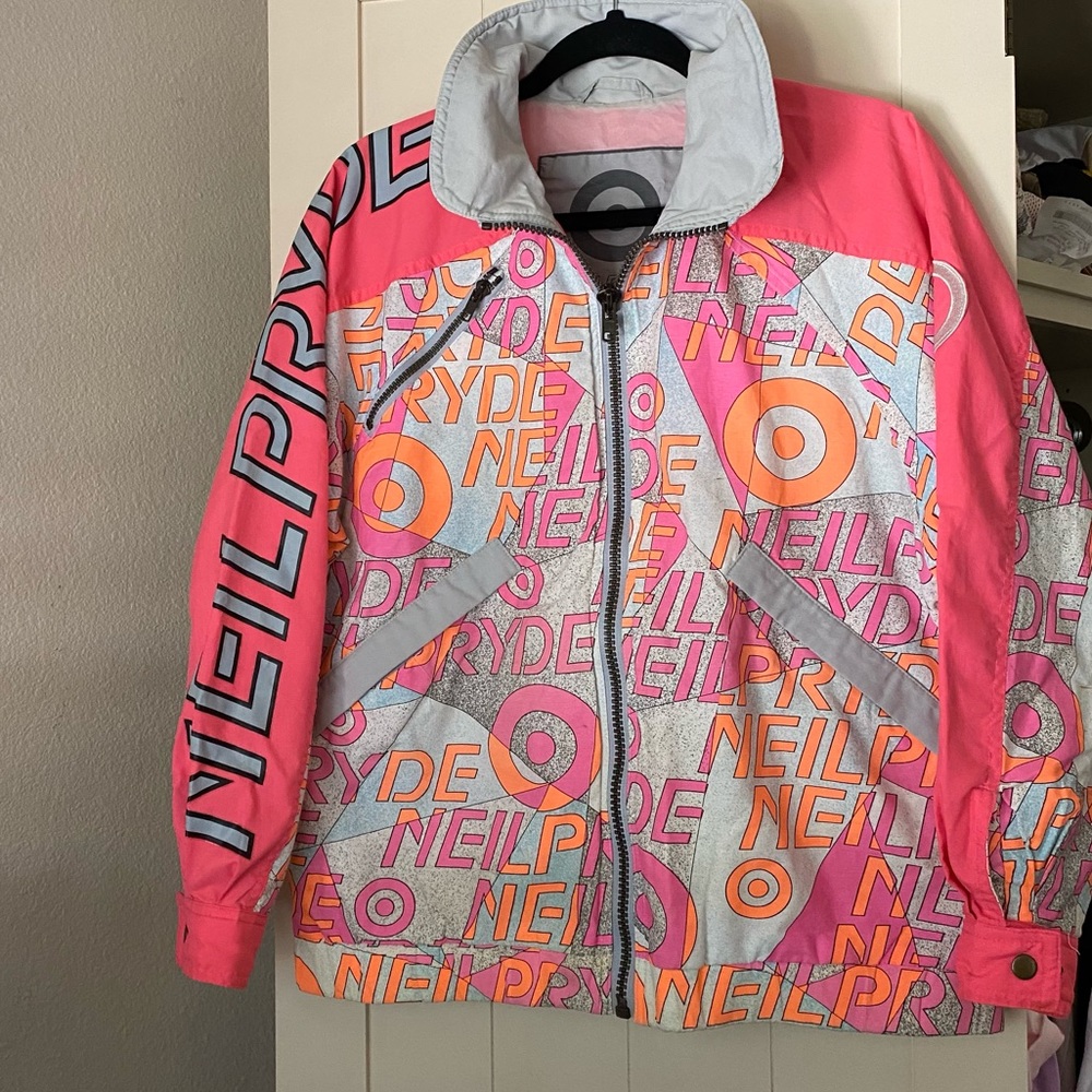 Vintage Neil Pryde Pink and Orange Jacket